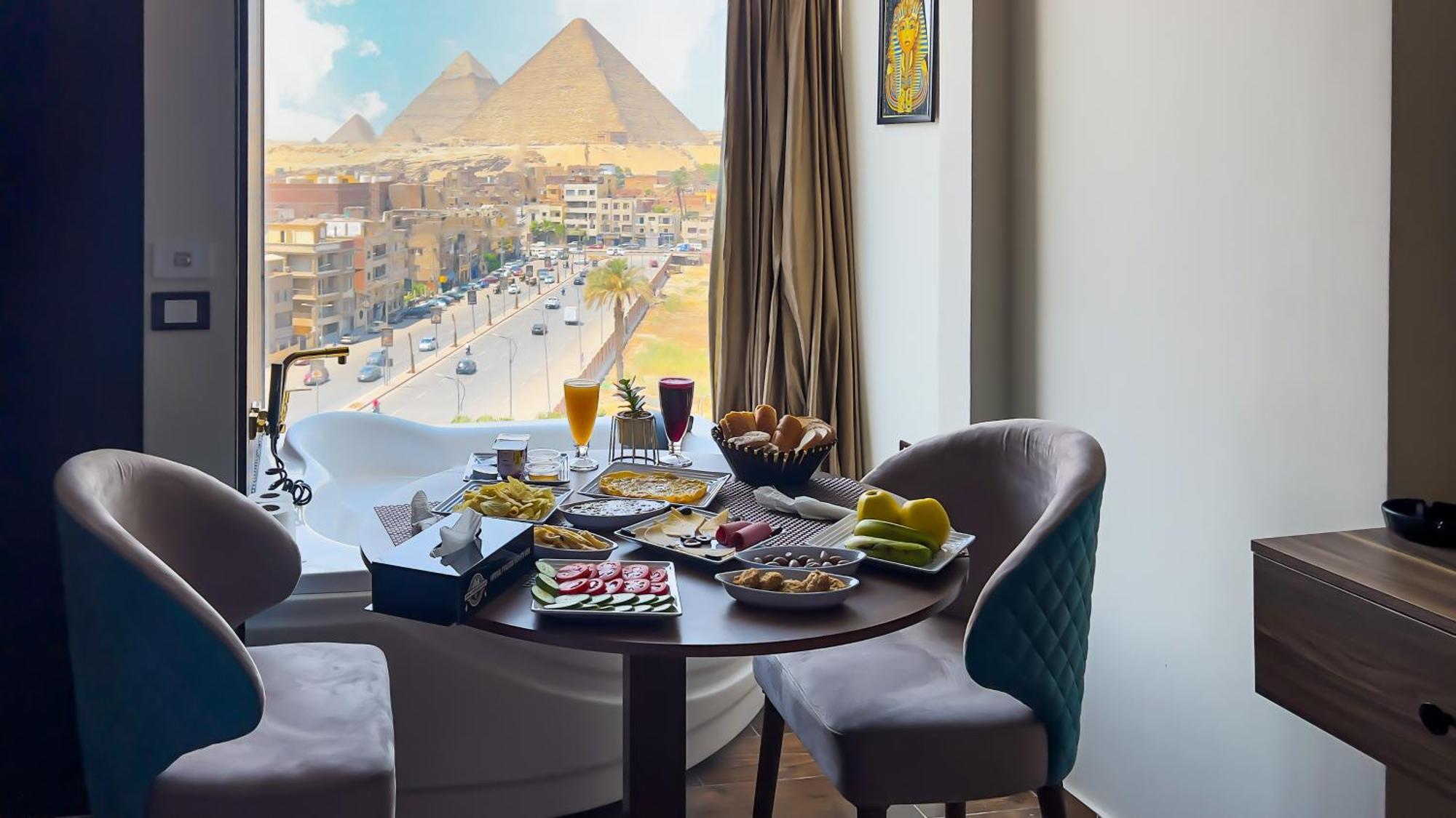Imperial Pyramids Heights View Nazlet el-Sîsi Exterior foto