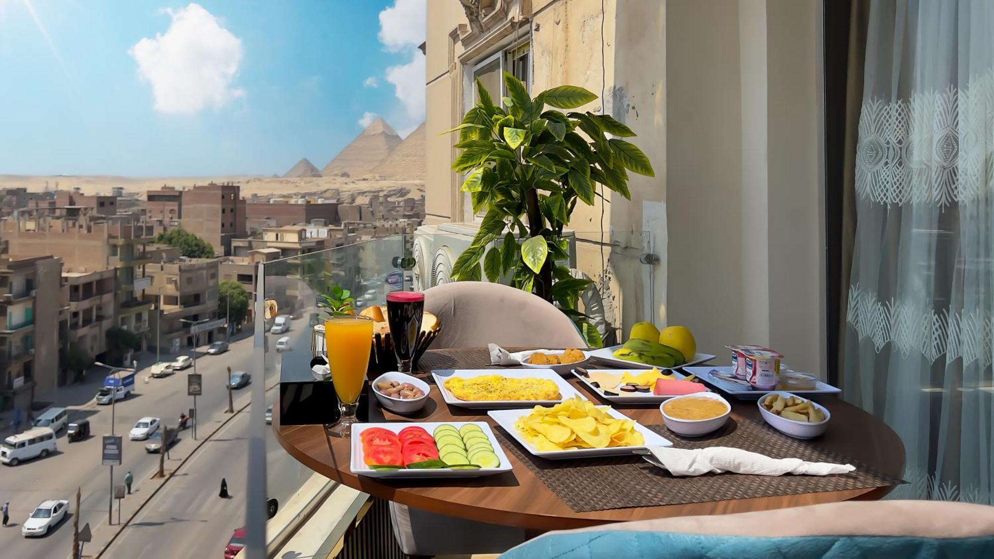Imperial Pyramids Heights View Nazlet el-Sîsi Exterior foto